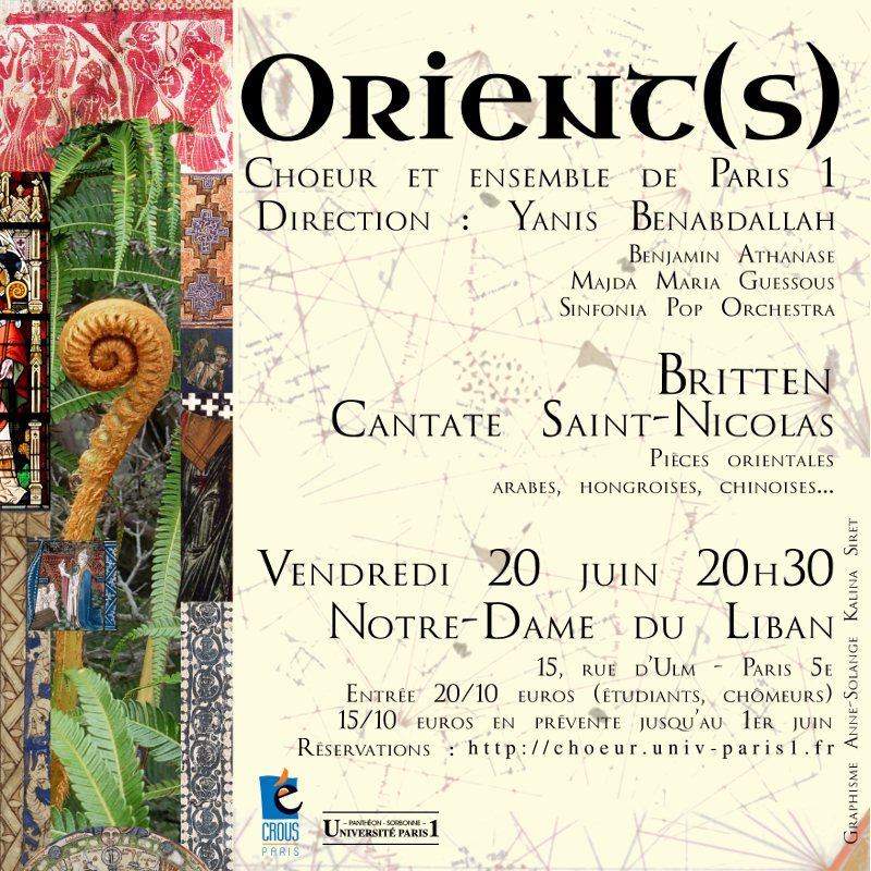 flyer concert Orient Britten