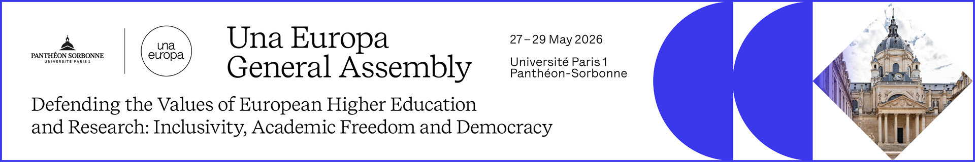 Una Europa General Assembly, 27-29 May 2026