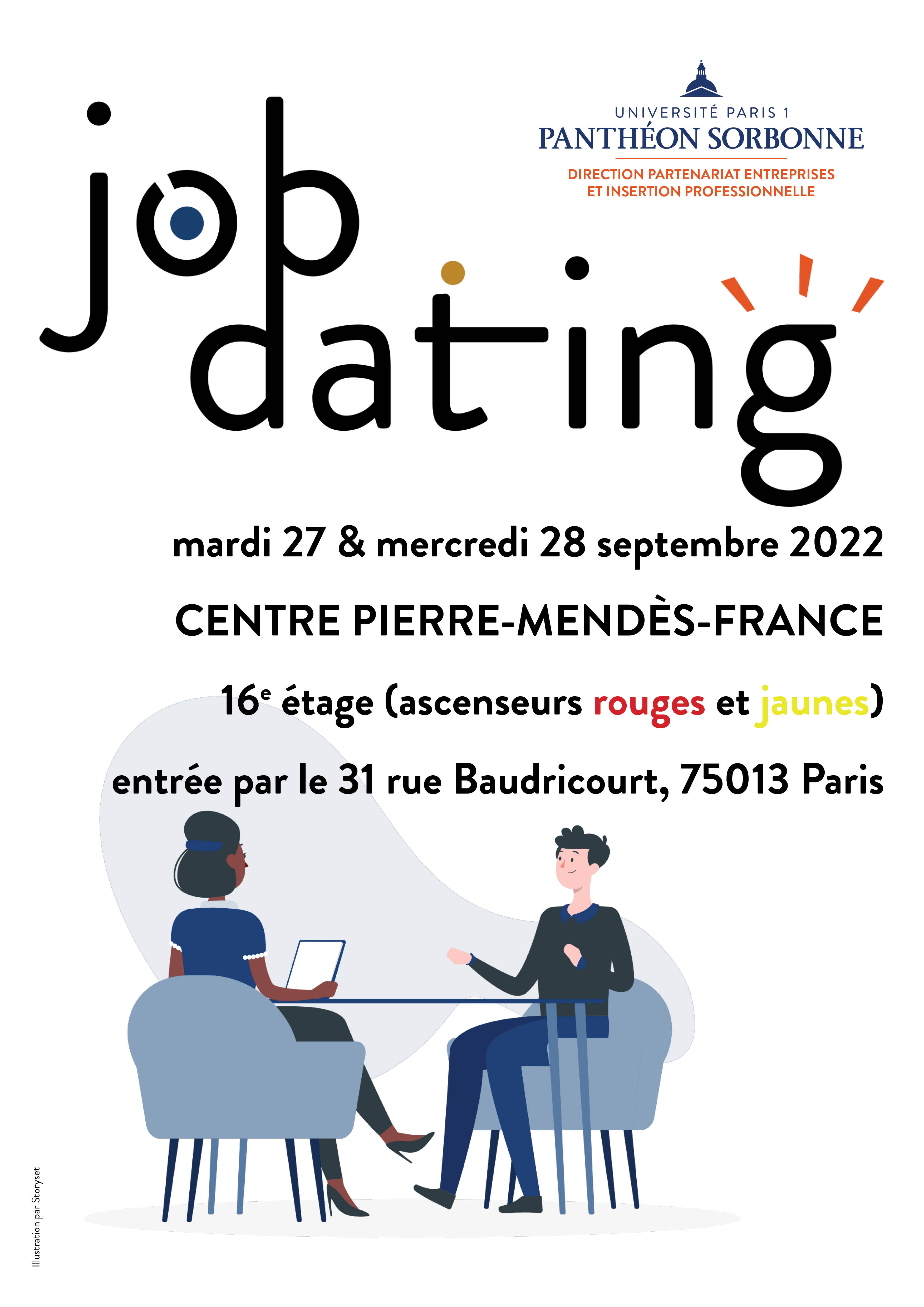 Job Dating 2022 Paris 1 DPEIP BAIP
