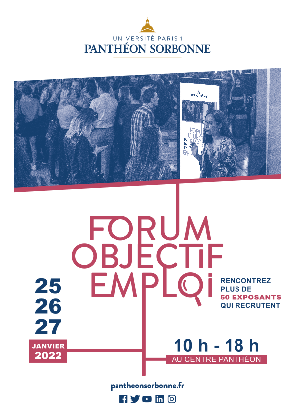 Affiche Forum Objectif Emploi 2022