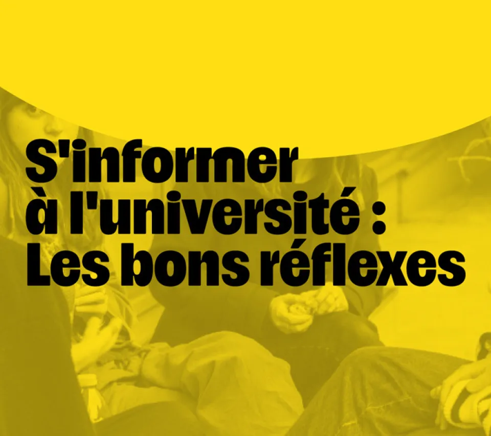 S'informer à l'université : les bons reflexes