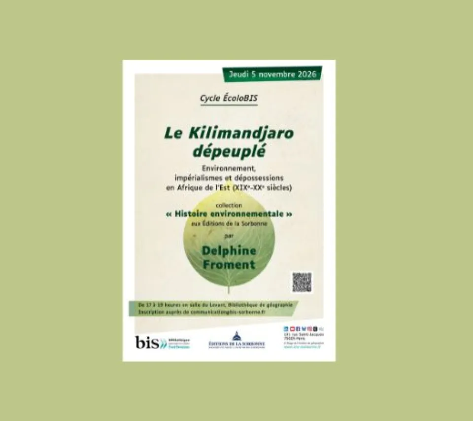 Cycle ÉcoloBIS  Le Kilimandjaro dépeuplé