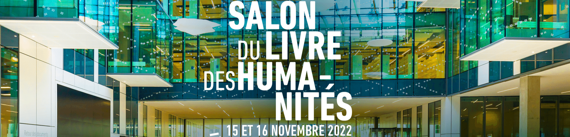 Salon du livre des humanités 15 et 16 novembre 2022