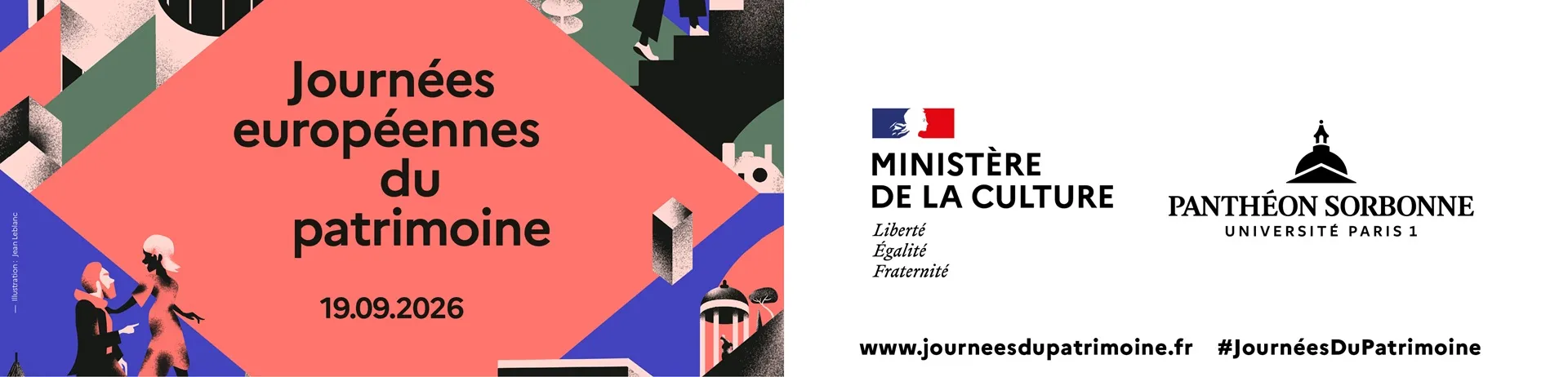 Journées européennes du patrimoine 19 septembre 2026