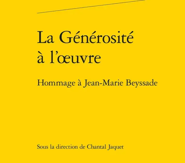 La Générosité à l’œuvre
