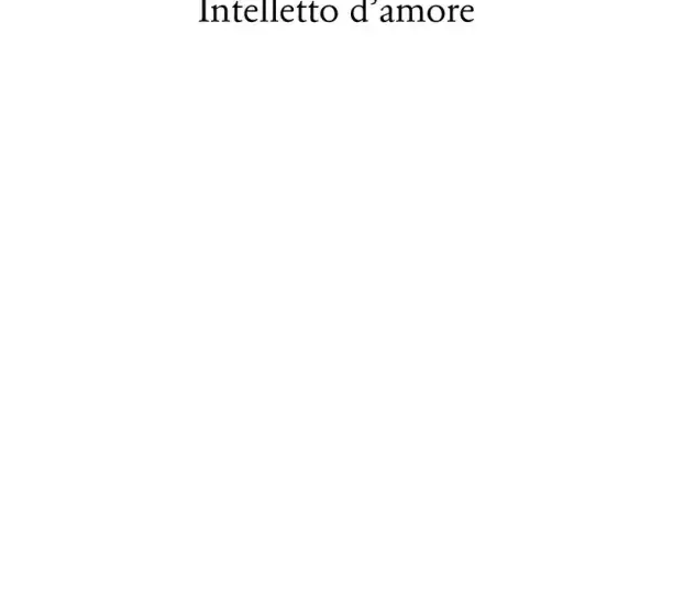 Intelletto d’amore