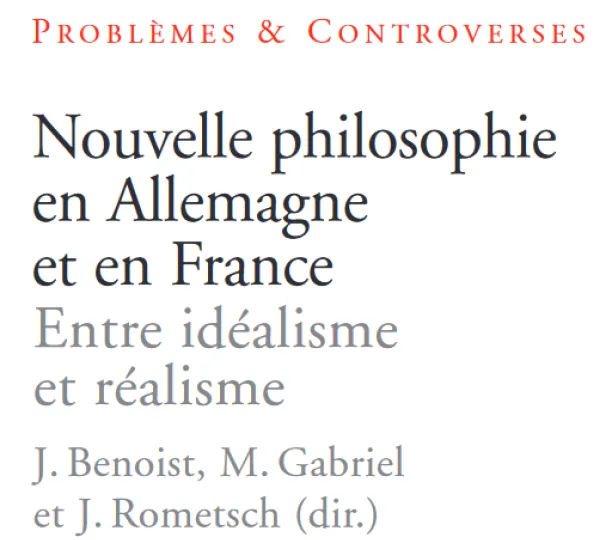 Nouvelle philosophie en Allemagne et en France