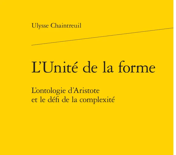 L'Unité de la forme