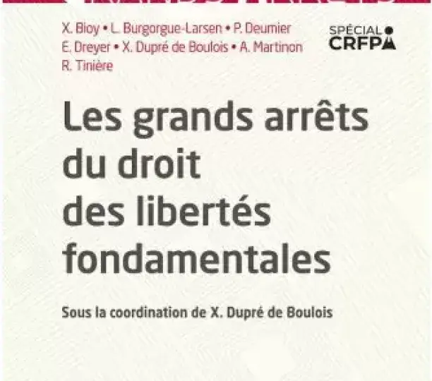 Les grands arrêts du droit des libertés fondamentales