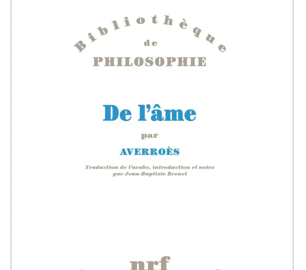 De l'âme par Averroès